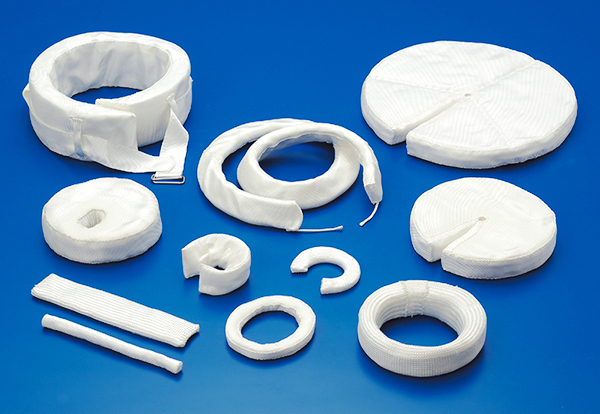 Thermal insulating rings (application of ceramic fiber)