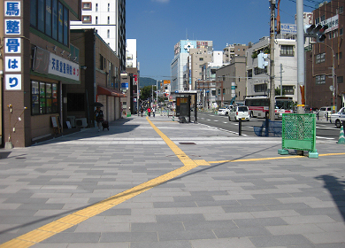黒崎駅前線歩道の写真